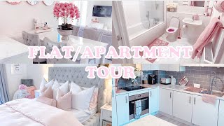 Apartment Home Tour 2021 | Rose Gold, Pink, Grey | Luxe on a budget screenshot 5