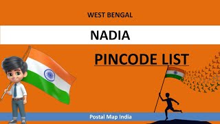 Nadia District Pincode List || WEST BENGAL Zip Codes