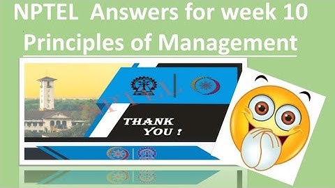 Principles of Management. Week 10 Answers for Assignment