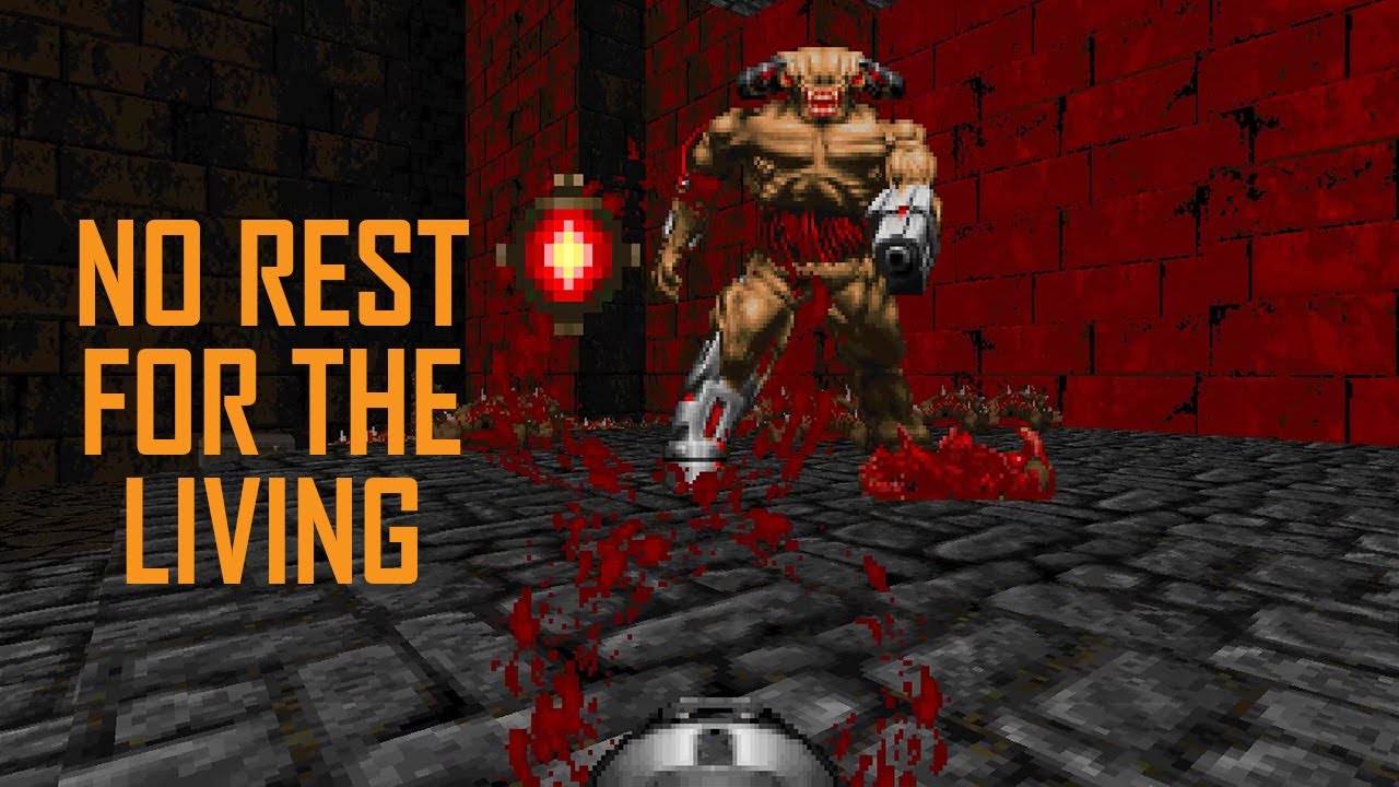 Doom 2 No Rest for the Living Cyberdemon Final Boss Fight II