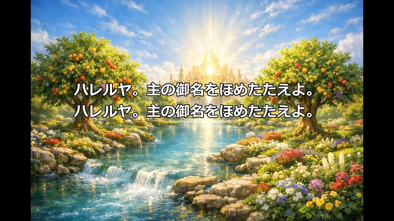 さあ、主をほめたたえよ。