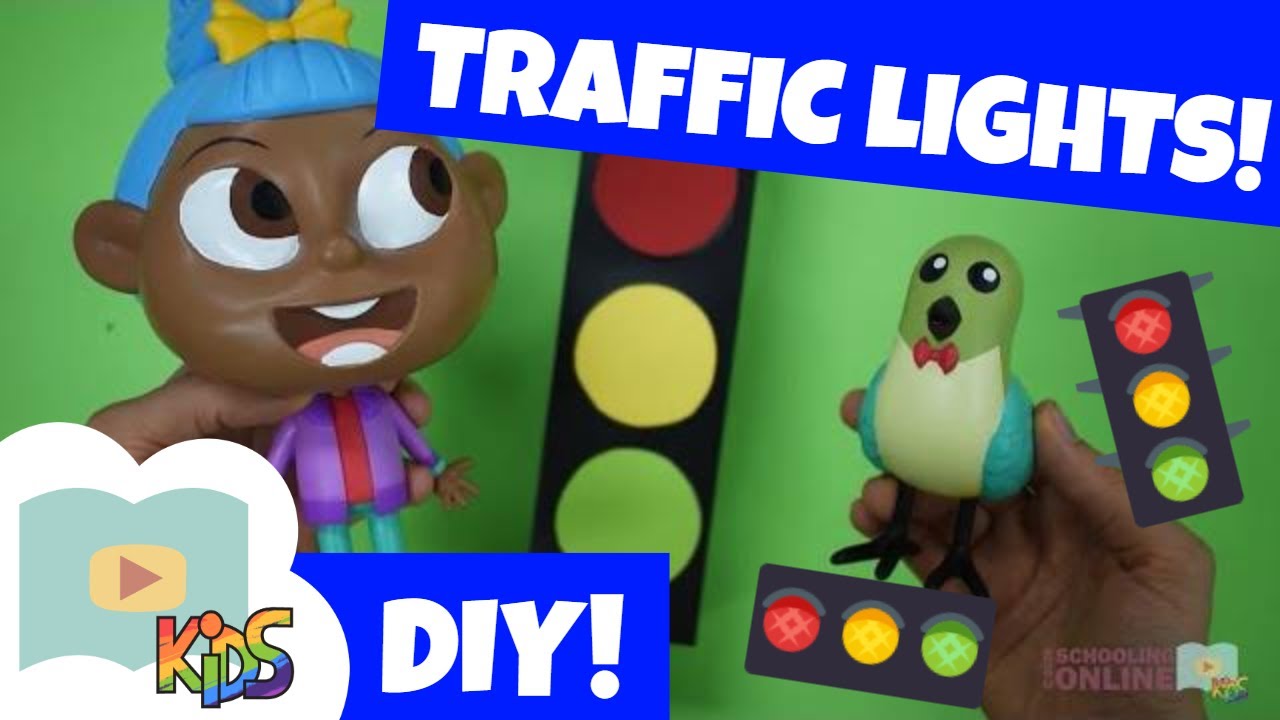 How to Make Toy Traffic Lights Step by Step for Kids YouTube