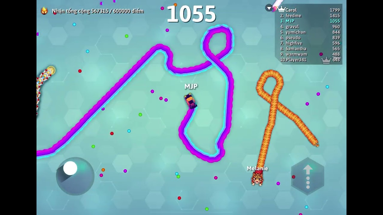 Hôm nay mình sẽ chơi snacks .io(P3)