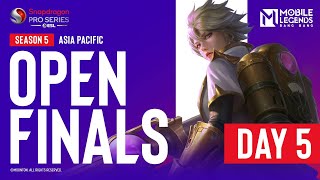 🔴 [EN] AP Mobile Legends: Bang Bang | Snapdragon Mobile Open Finals | Season 5 Day 5