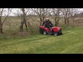 Emptying mountfield rideon