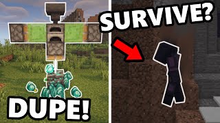 17 Minecraft glitches in java edition! | Minecraft duplication glitch