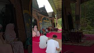 Pembacaan Saritilawah Oleh Sri Ratna Dewi Dalam Acara Nimung Barema Ikasum Jaya Di Anjungan Ntb Tmii
