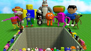 🌪BIG PIT SANIC 3D MEMES V12 CLONES ALL MEME ULTIMATE NEW CHARATERS FAMILY SPARTAN KICKING in GMOD !