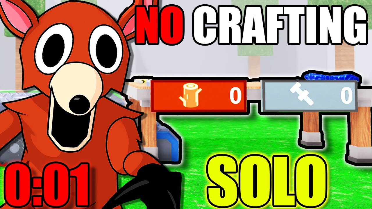 I Speedran 99 Nights In The Forest With NO Crafting..