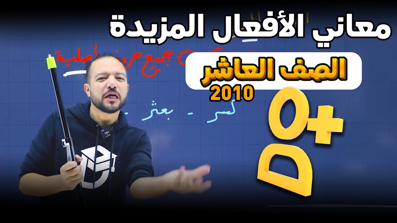 معاني الأفعال المزيدة || الصف العاشر 2010 || سهل، ما عليك 😉🧠 || د. محمد محروس