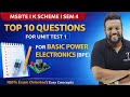 Basic Power Electronics Question Bank | Unit Test 1| BPE | MSBTE | Toshib Tutorials
