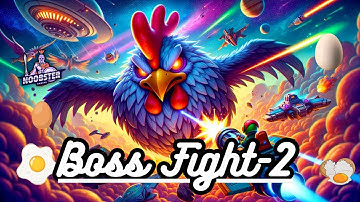 BOSS FIGHT 2 CHICKEN INVADERS 5 CLUCK OF THE DARK SIDE - FHD60FPS 🚀🐔 | NOOBSTER GAMING