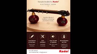 The veena, reimagined for today. Sunadavinodini #radel #indianclassicalmusic