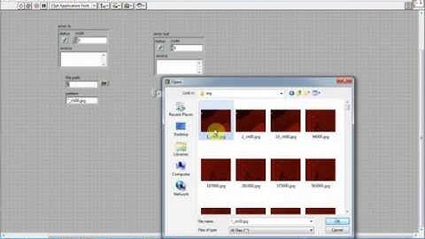 Labview Image Analysis: Session 3 - Filter and order