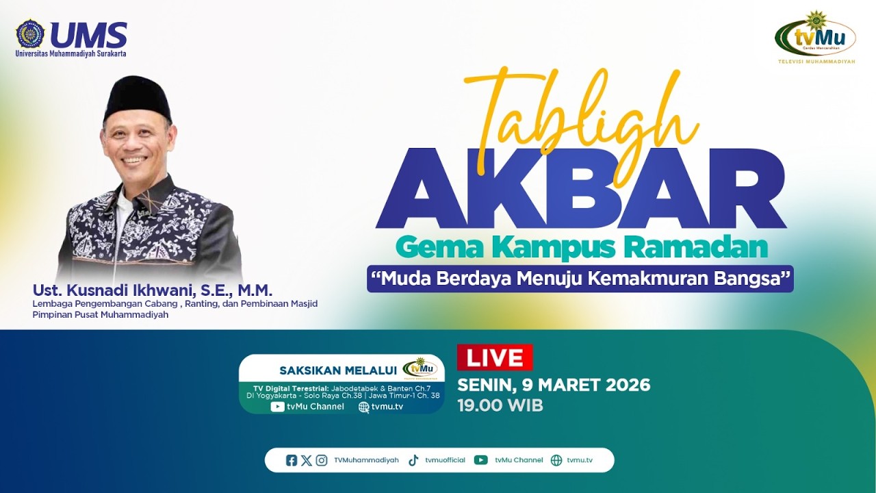 [LIVE] Tabligh Akbar | Gema Kampus Ramadan 