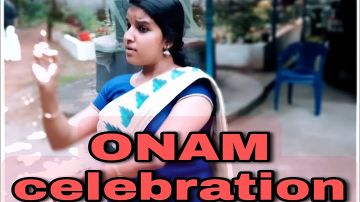 Onam Celebration with our Family