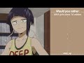 Would you rather . . . || MHA girls class 1A edition || read description || 𝘳𝘦𝘴𝘴_𝘷𝘺