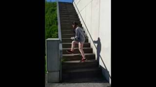 My Stair Shuffle Dance - Most Steps High Stairs