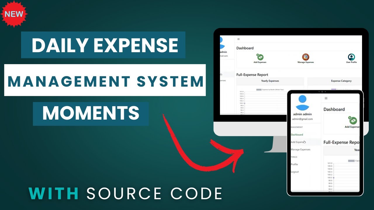 Daily Expense Management System in PHP and MySQL with Source Code - YouTube