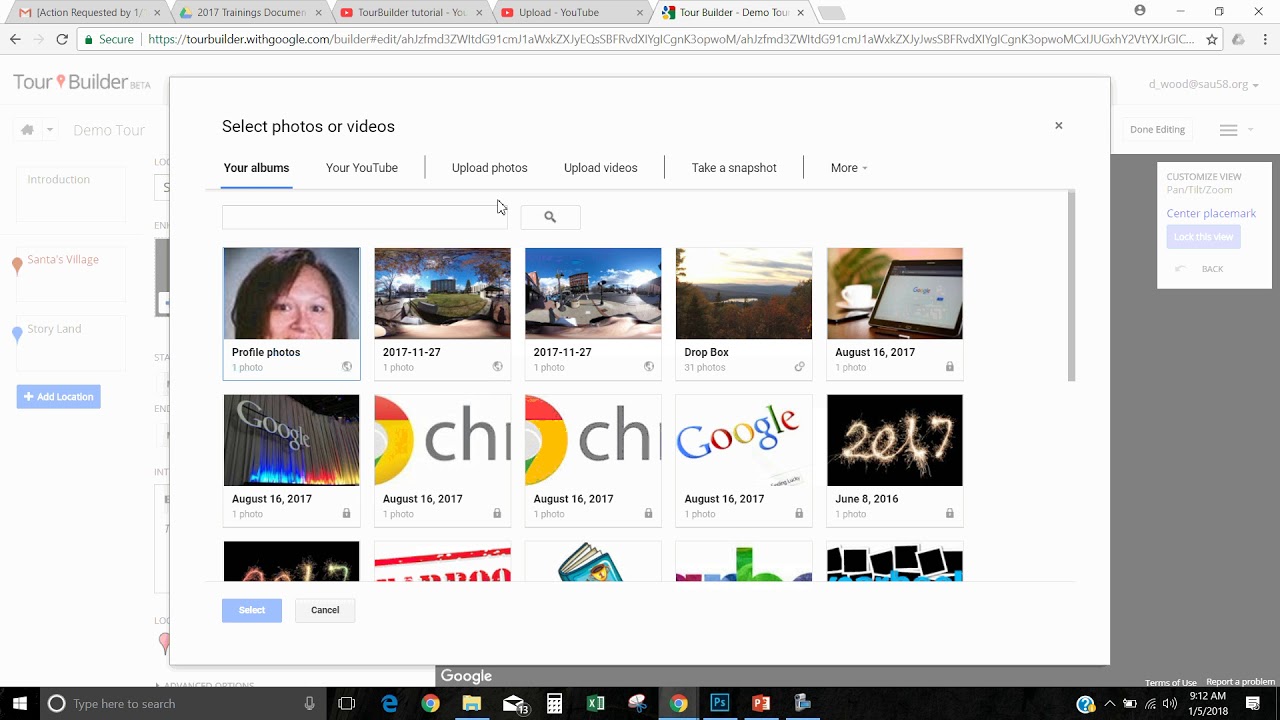 Tour Builder with Google Earth Tutorial Part 2 - YouTube