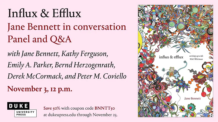 Influx & Efflux - Live Panel Event with author Jan...