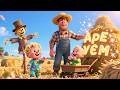 Farm Ride with Baby 🚜🐄 Fun Animal Farm Song | Kids Nursery Rhyme Adventure