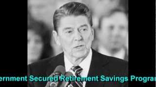 Part 11 in a Series - President Ronald Reagan Speaking On Social Security