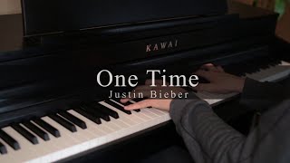 One Time - Justin Bieber - Piano Cover By Dominic Mathis