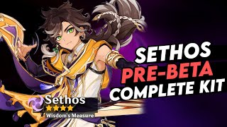 SETHOS FULL KIT ANALYSIS: SKILLS, BURST & TALENTS & CONSTELLATIONS - Genshin Impact