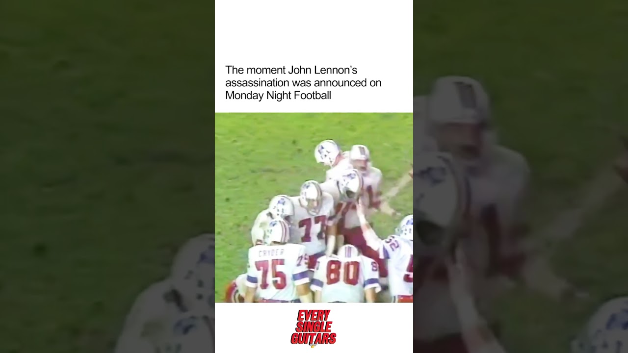 The Night Football Stopped for John Lennon 🕊️📺