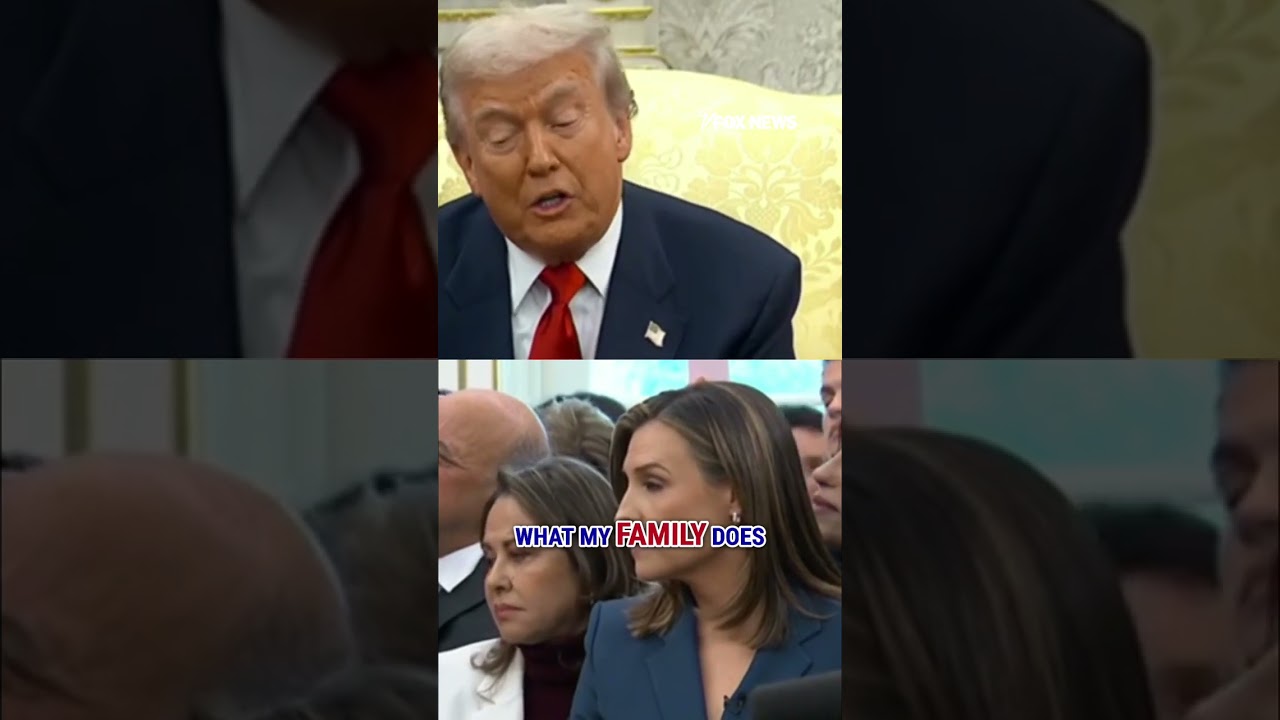 Trump SCOLDS reporter's questions to Saudi crown prince #trump #shorts #reporter #saudiarabia