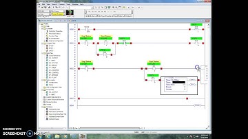 RSLogix VFD Forward Reverse with timer