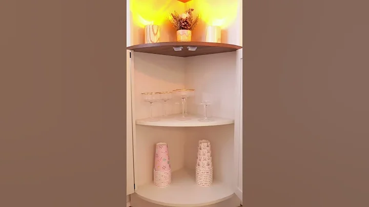 So obsessed with this corner cabinet #vabches #vabchesreview
