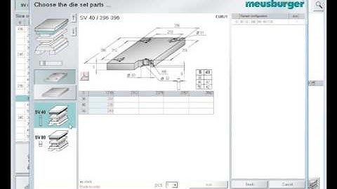 Meusburger – Die Set Wizard