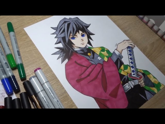 Speed Drawing Zenitsu Agatsuma - (Kimetsu No Yaiba / Demon Slayer ) -   - Claudio_F_ Art