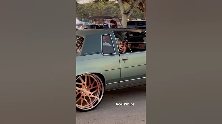 Oldsmobile Cutlass on Rosegold 24” Forgiatos