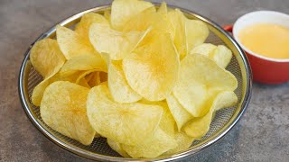 Perfect Potato Chips Cheese Sauce at Home ! Crispy Delicious , Incredibly Easy