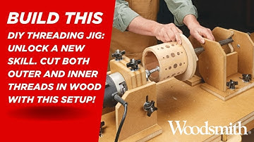 How to Use the Shop-Made Threading Jig | Cut Threads in Wood with a Router