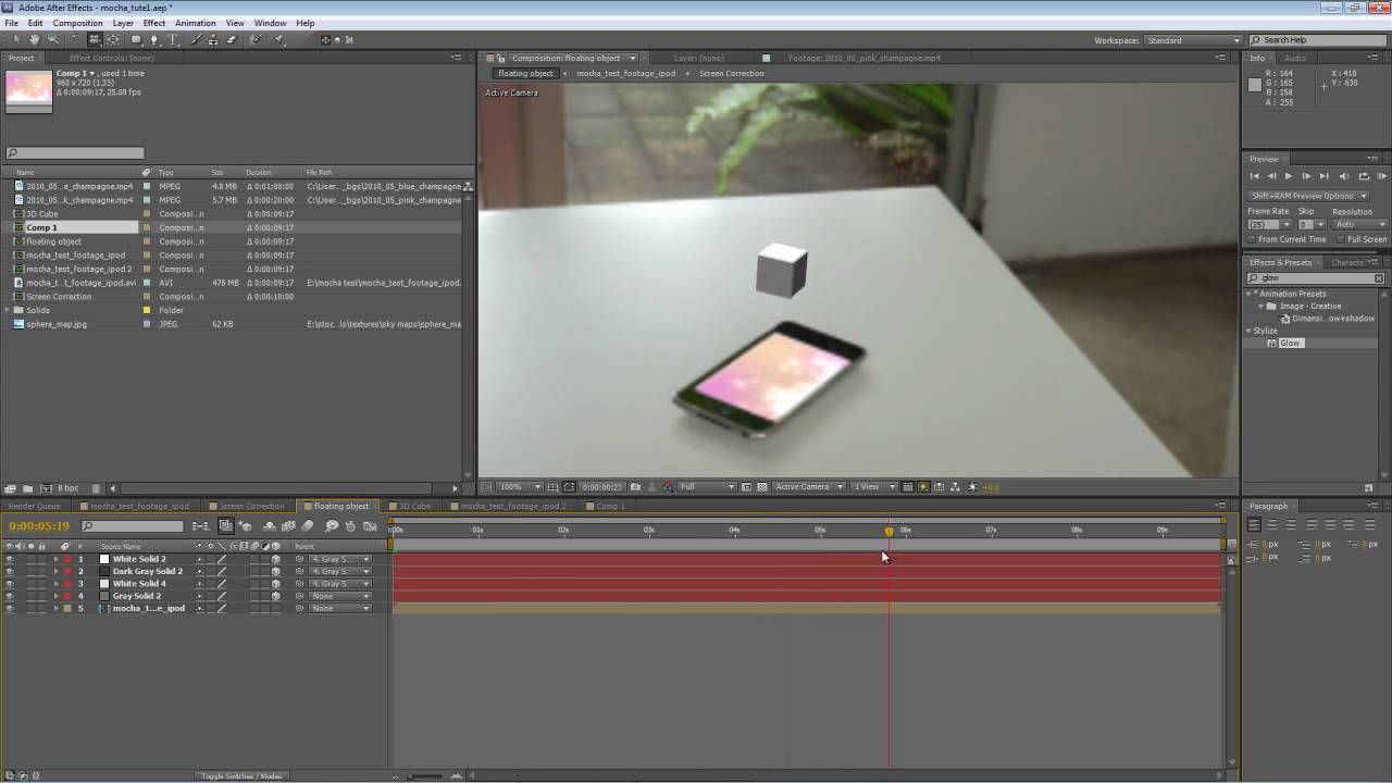 after effects motion tracking