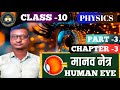 मानव नेत्र (Human Eye) , PHYSICS , CLASS -10 , CHAPTER -3 , PART -3