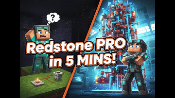 All redstone components in 5 minutes! (Teaching redstone #1)