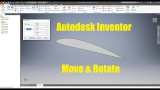 Information Autodesk Inventor - Move & Rotate Tutorial Update
