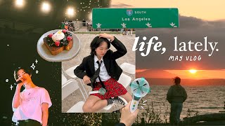 life in college 💐🧺: TXT concert, cafe hopping, summer internship, & time with friends :)