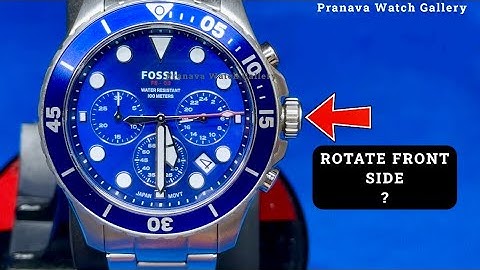 #Fossil #men #watch date settings#pranavawatchgallery #fs5724