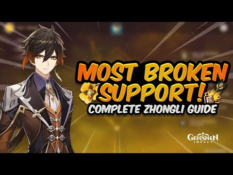 UPDATED ZHONGLI GUIDE (BROKEN NEW SET) - Best Artifacts, Weapons, Teams & Showcase | Genshin Impact