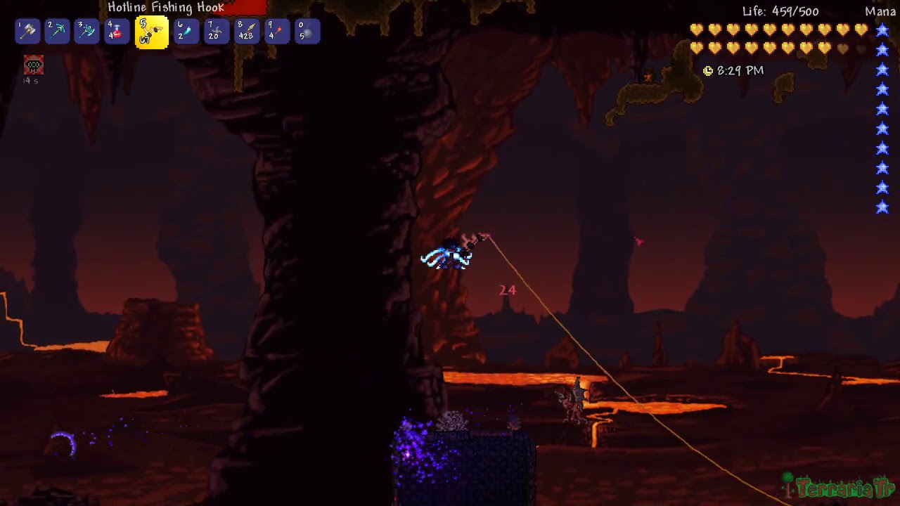 Terraria Türkçe Rehber Hotline Fishing Hook YouTube
