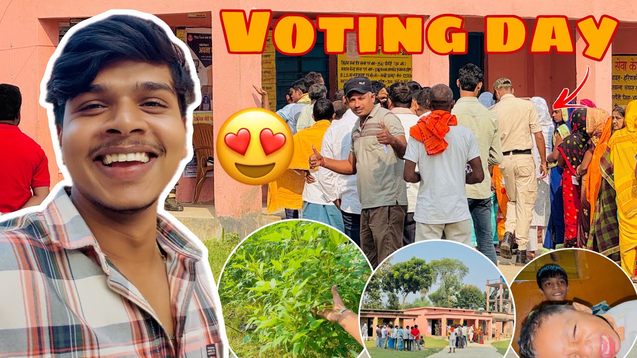 Mere Gaon Mein Voting Ka Mahaul 😍 Bihar Election 2025 