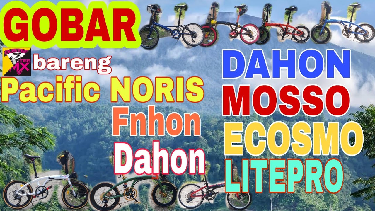 GOWES BARENG SEPEDA LIPAT PACIFIC NORIS, MOSSO, DAHON, FN HONE, ELEMENT ECOSMO,