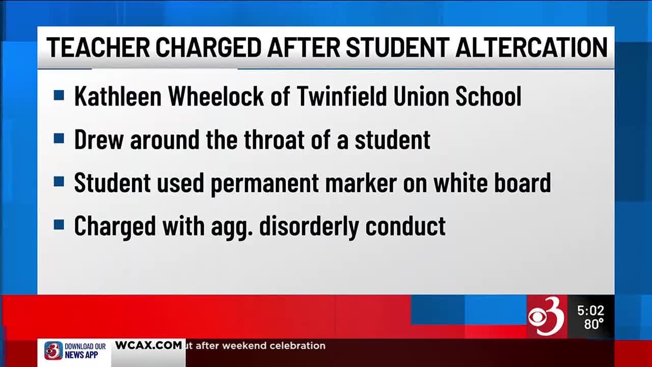 Vt. teacher faces charges after altercation with student - YouTube