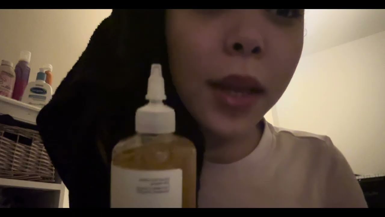 Whispering ASMR|| Skincare routine